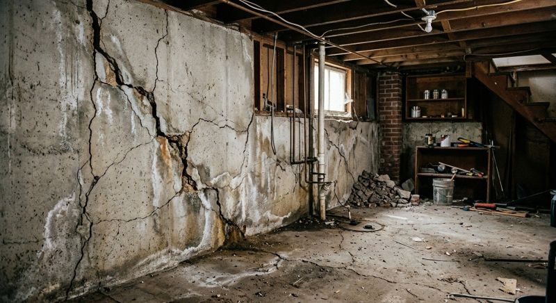 Basement Crack Repair in Medford, MA