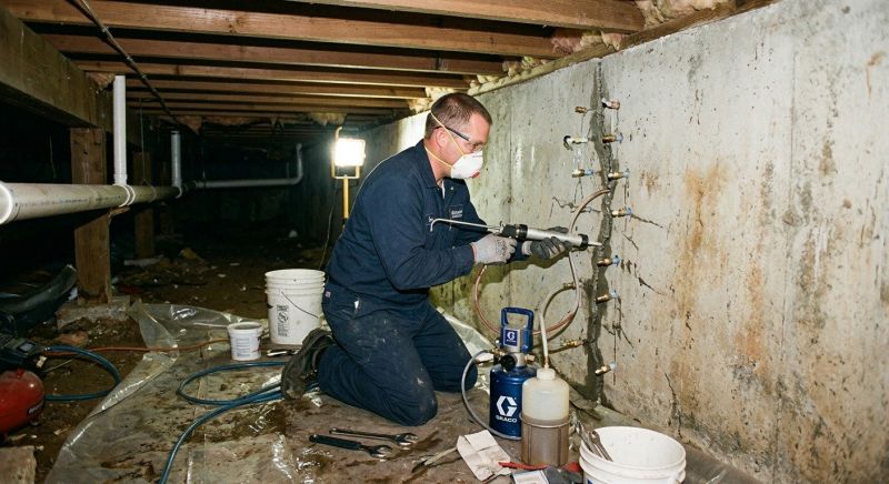 Basement Foundation Repair in Boston, MA