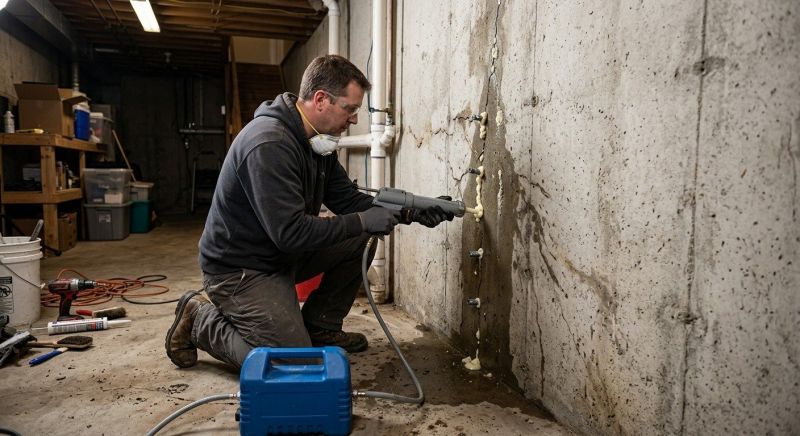 Basement Foundation Repair in Cohasset, MA