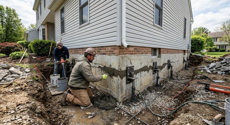Basement Foundation Repair in Hingham, MA