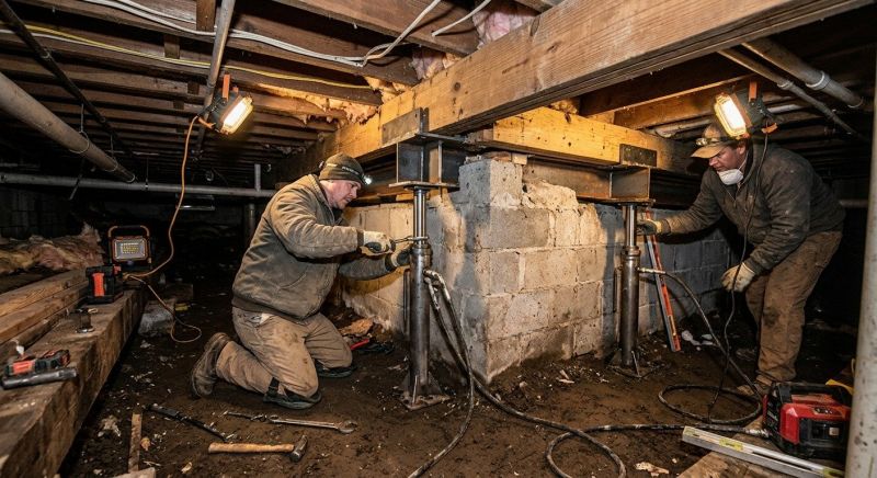 Basement Foundation Repair in Tyngsboro, MA