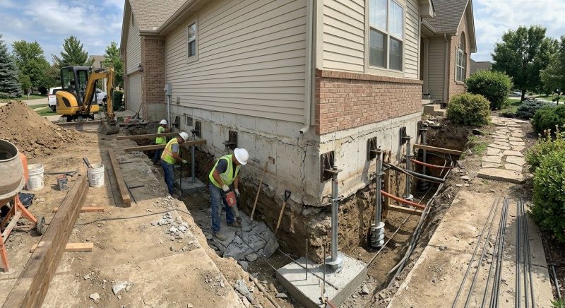 Basement Underpinning in Medford, MA