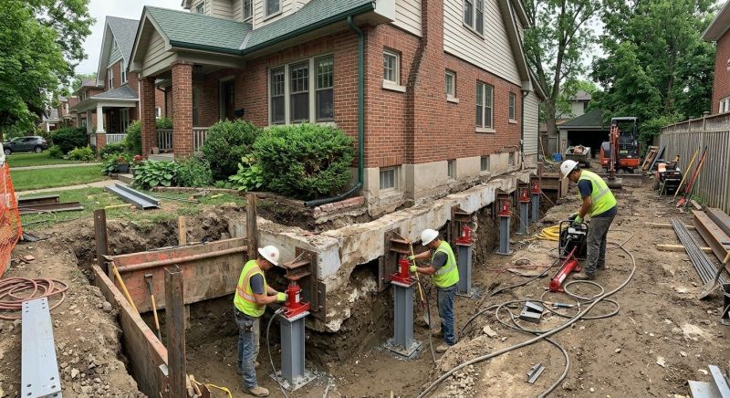 Basement Underpinning in Medford, MA