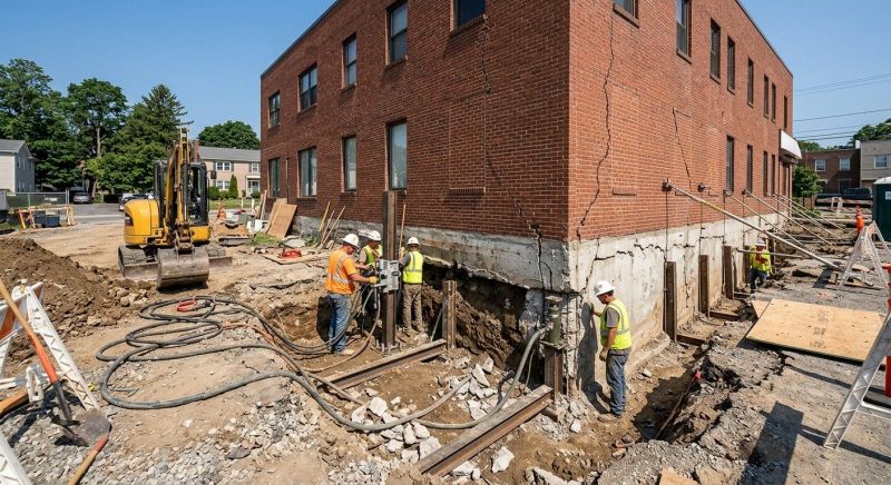 Building Foundation Repair in Avon, MA
