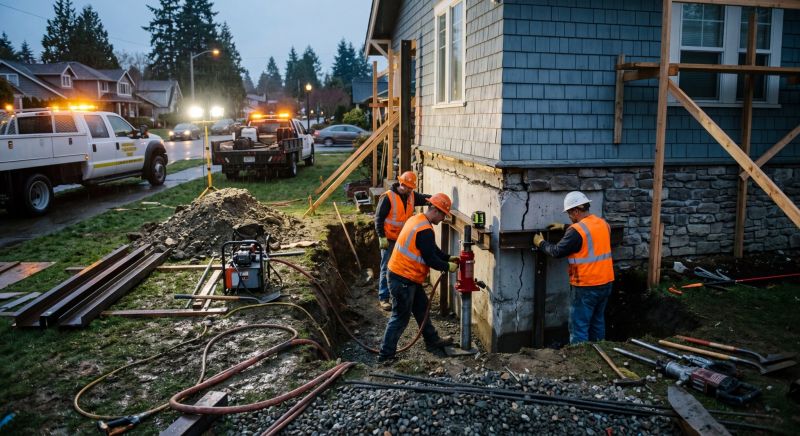 Building Foundation Repair in Billerica, MA
