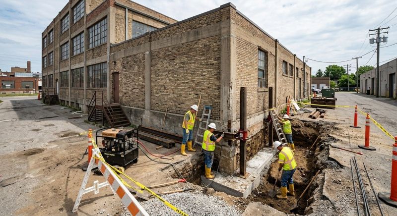 Building Foundation Repair in Chestnut Hill, MA