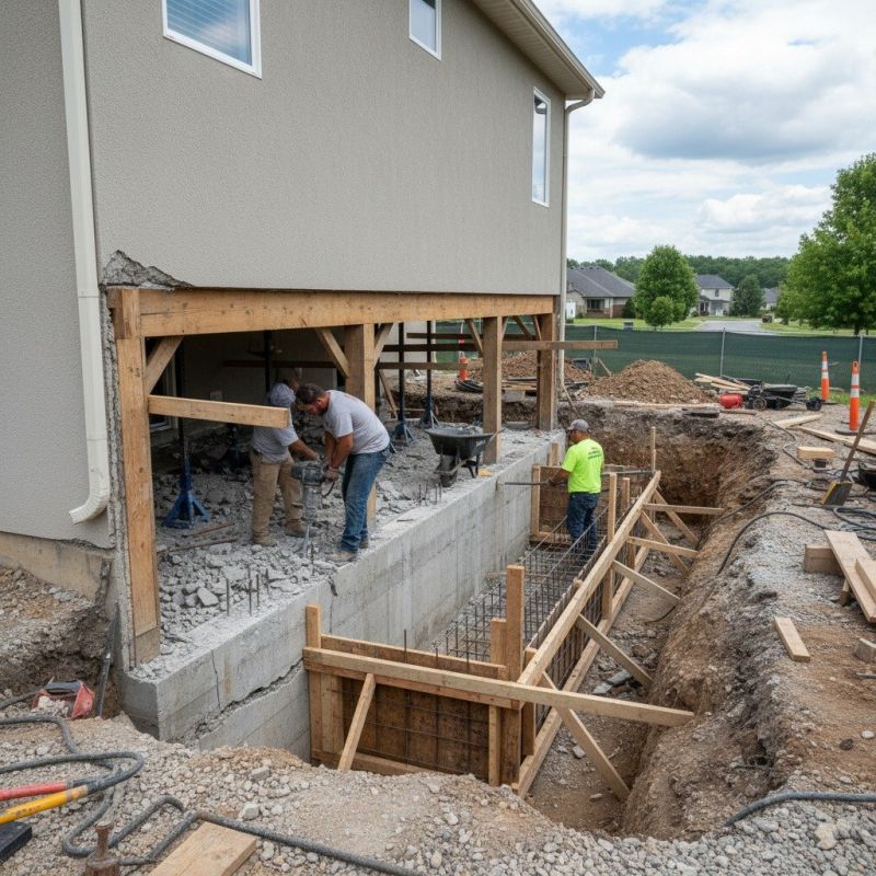 Building Foundation Repair in Concord, MA