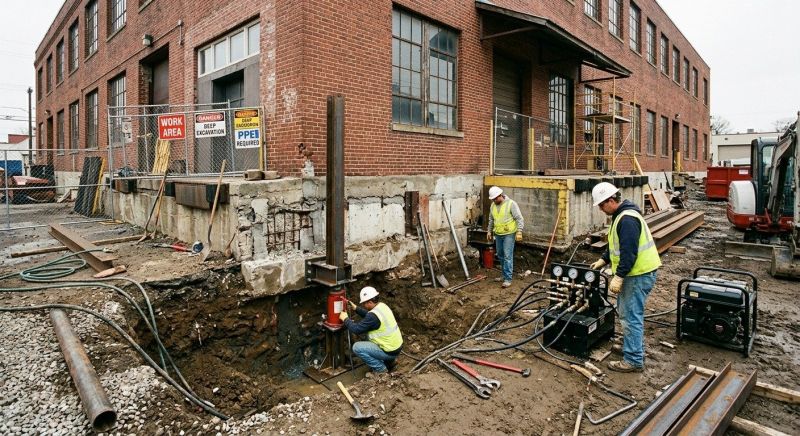 Building Foundation Repair in Jamaica Plain, MA