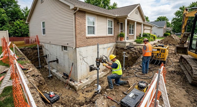 Building Foundation Repair in South Walpole, MA