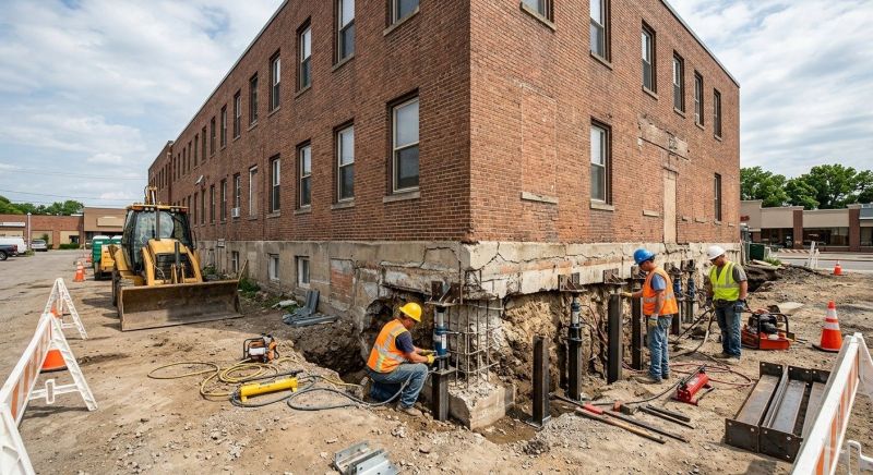 Commercial Foundation Repair in Medford, MA