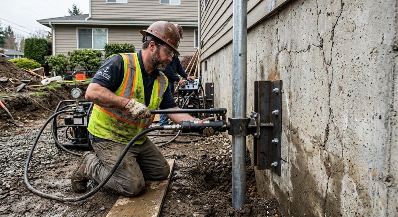 Concrete Foundation Leveling in Arlington, MA