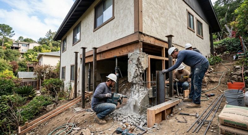 Concrete Foundation Repair in East Weymouth, MA