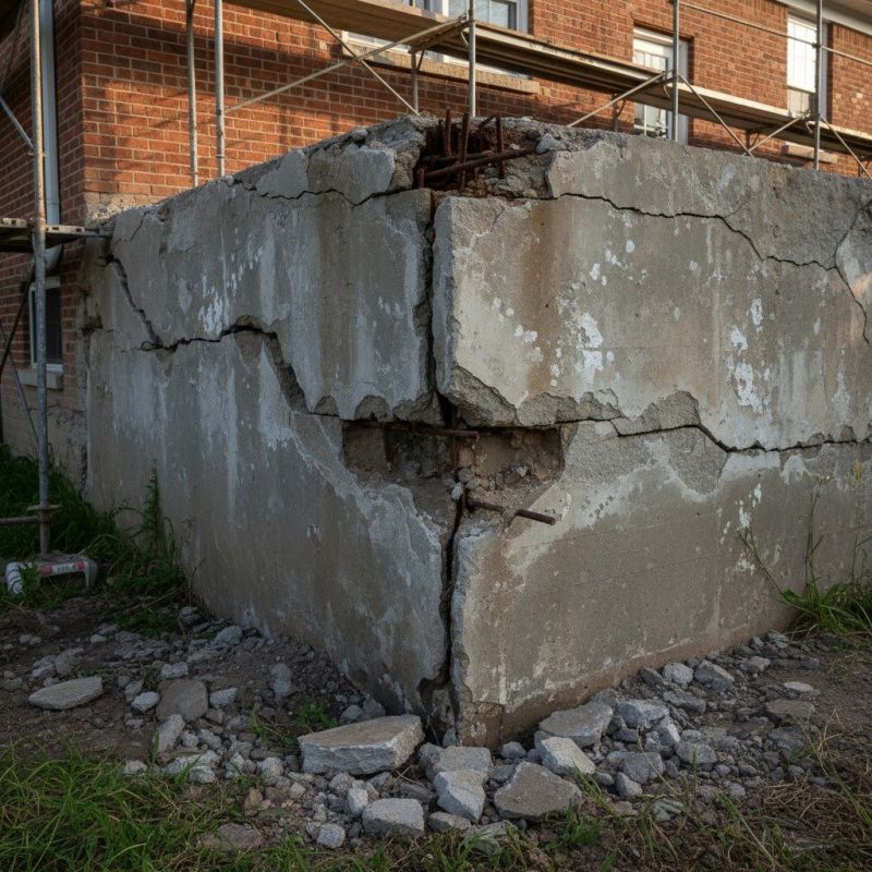 Cracked Foundation Repair in Medford, MA