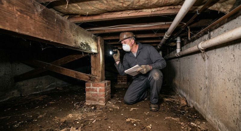 Crawl Space Leveling in Medford, MA