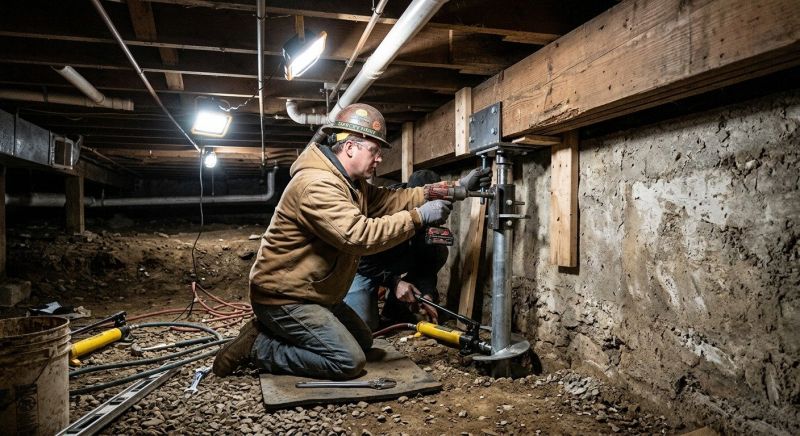 Crawlspace Foundation Repair in Cohasset, MA