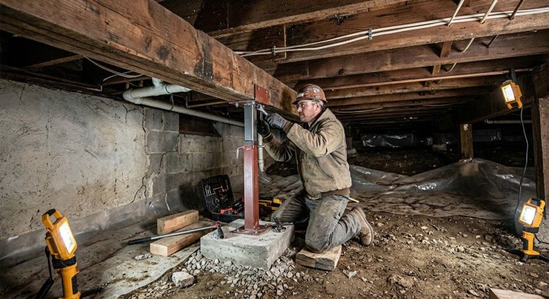 Crawlspace Foundation Repair in Concord, MA
