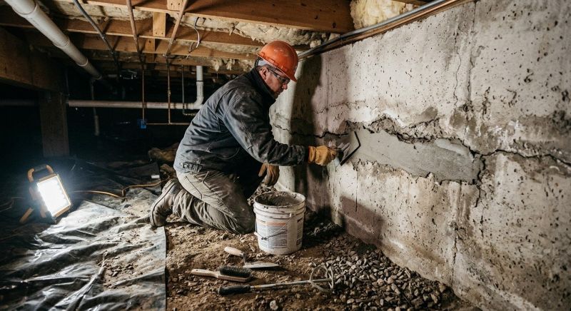 Crawlspace Foundation Repair in Harvard, MA