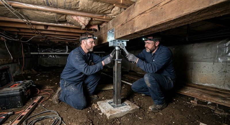 Crawlspace Foundation Repair in Peabody, MA