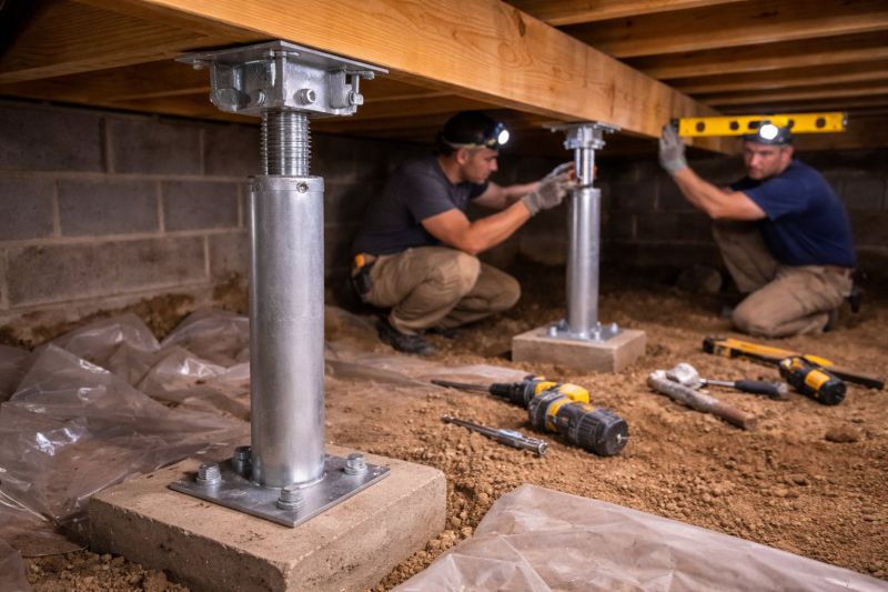 Crawlspace Structural Repair in Medford, MA