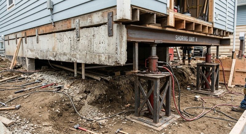 Foundation Jacking in Brockton, MA