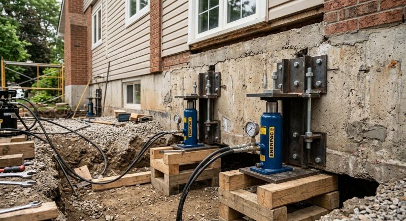Foundation Jacking in Chelsea, MA