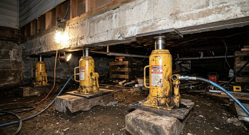 Foundation Jacking in Cohasset, MA