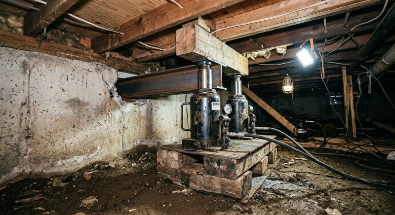 Foundation Jacking in Cohasset, MA