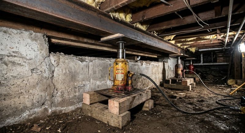 Foundation Jacking in East Walpole, MA