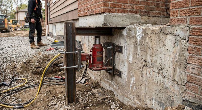 Foundation Jacking in Hanover, MA