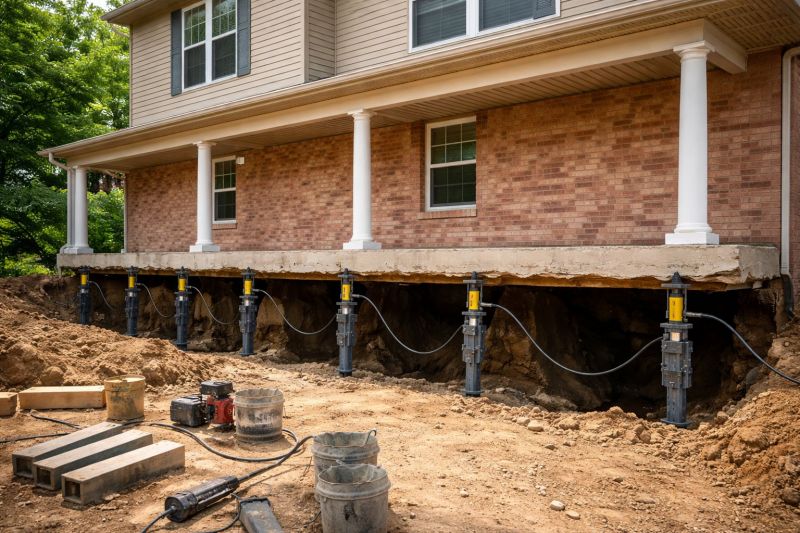 Foundation Jacking in Winchester, MA
