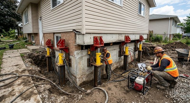 Foundation Lifting in Carlisle, MA