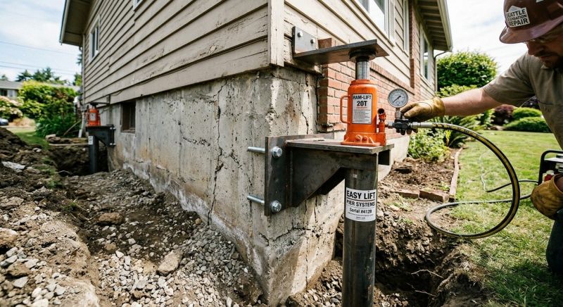 Foundation Lifting in Hull, MA