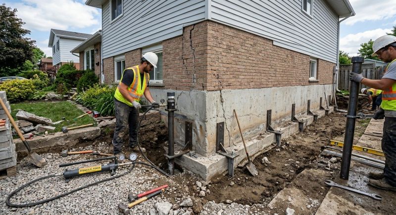 Foundation Stabilizing in Ashland, MA