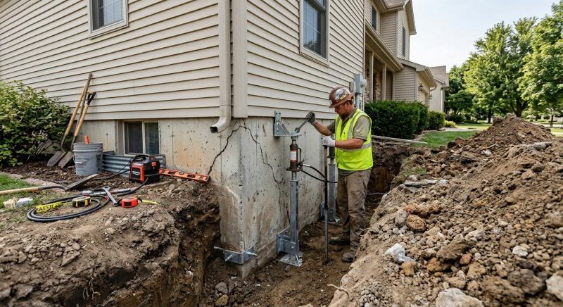 Foundation Stabilizing in Boxford, MA