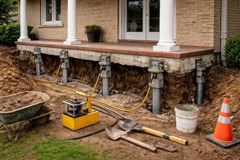 Foundation Stabilizing in Chestnut Hill, MA