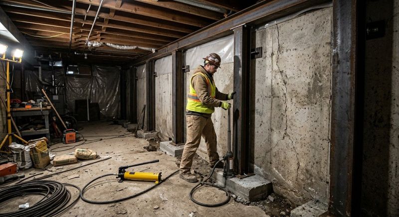 Foundation Stabilizing in Dedham, MA