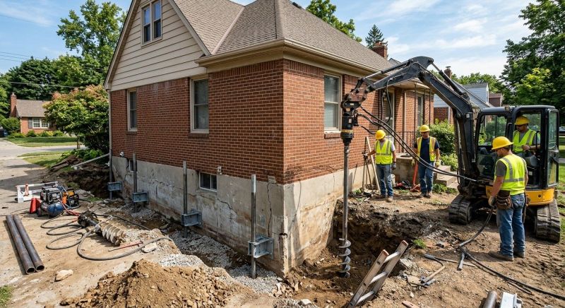 Foundation Stabilizing in Hanover, MA