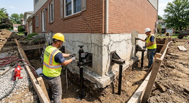 Foundation Structural Repair in Abington, MA