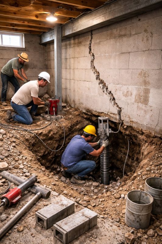 Foundation Structural Repair in Chelsea, MA