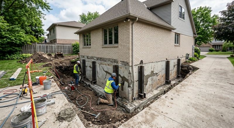Foundation Structural Repair in Dracut, MA