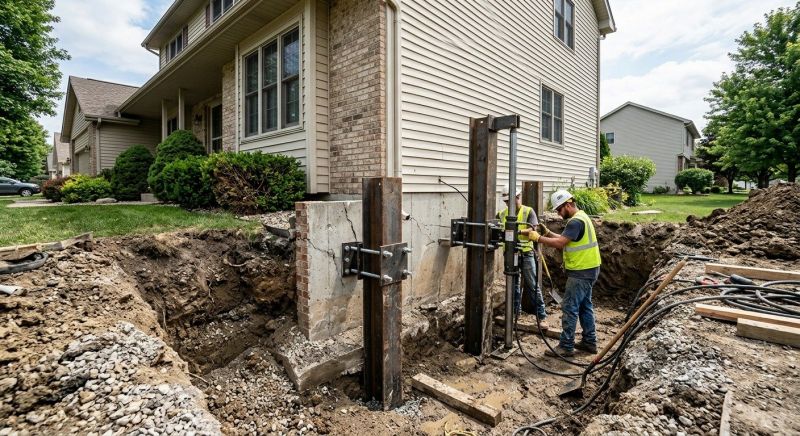 Foundation Underpinning in Medford, MA