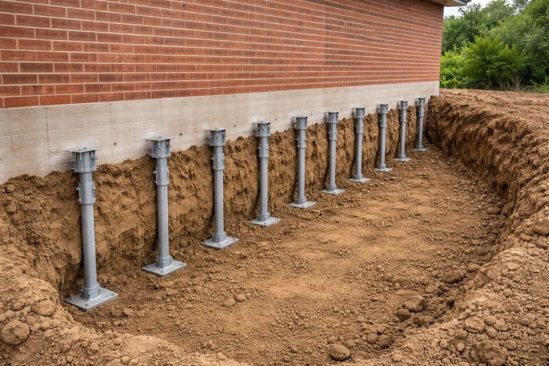 Helical Pile Installation in Medford, MA