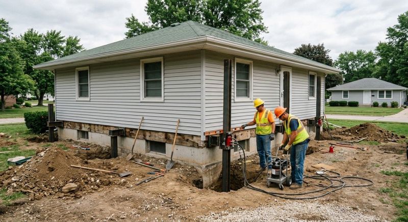 Home Foundation Leveling in Norfolk, MA
