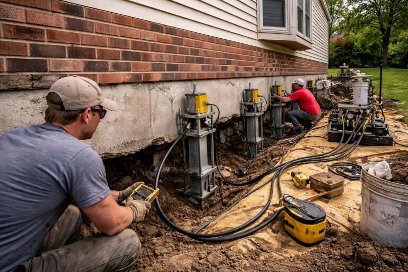 Settling Foundation Service in Everett, MA