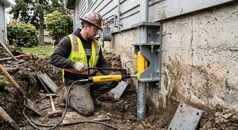 Settling Foundation Service in Hull, MA
