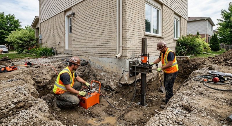 Sinking Foundation Lifting in Medford, MA