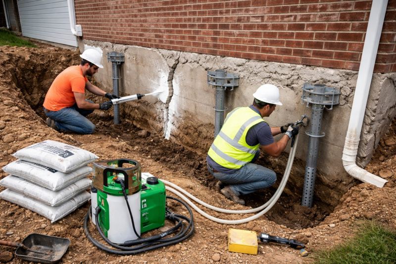 Structural Foundation Repair in Acton, MA