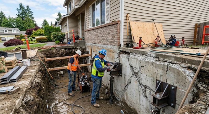 Structural Foundation Repair in Dedham, MA