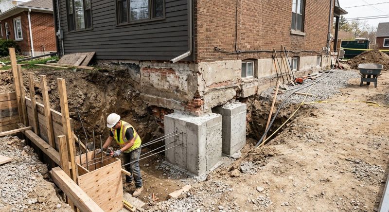 Structural Underpinning in Medford, MA