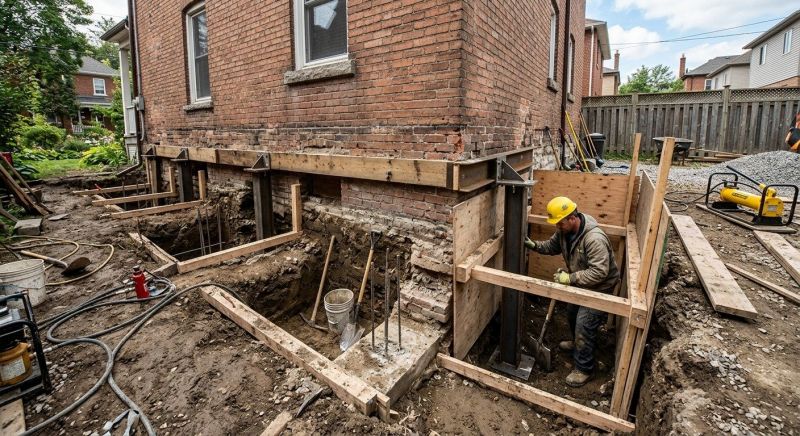 Structural Underpinning in Medford, MA